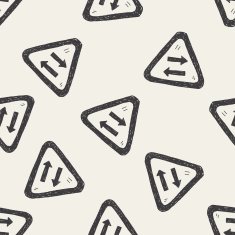 Two way doodle seamless pattern background N2