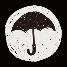 umbrella doodle drawing N18