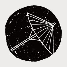 umbrella doodle drawing N21