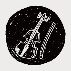 Violin doodle N5