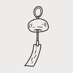 Wind Chimes doodle N3