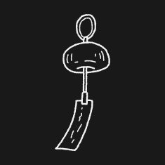 Wind Chimes doodle N4