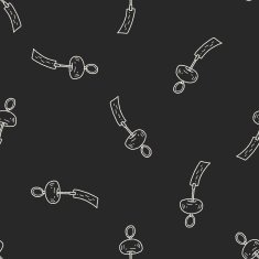 Wind Chimes doodle seamless pattern background N2