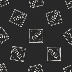 yield doodle seamless pattern background N2