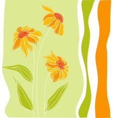 Floral Greeting Card N10