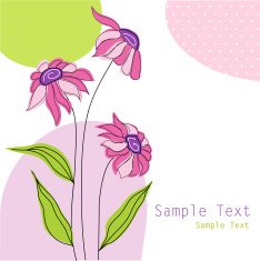 Floral Greeting Card N11