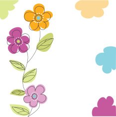 Floral card N2