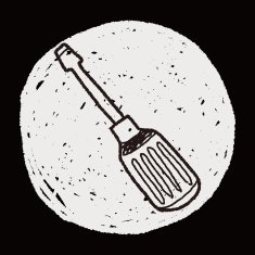 Screwdrivers doodle N4