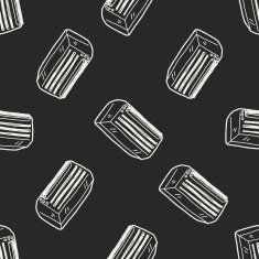 air conditioning doodle seamless pattern background N4