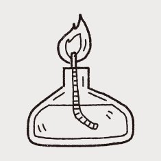 Alcohol lamp doodle