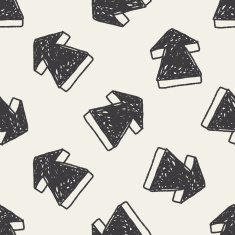 arrow doodle seamless pattern background
