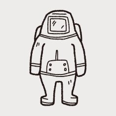 astronaut doodle N8
