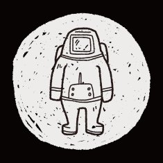 astronaut doodle N11