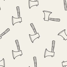 ax doodle seamless pattern background N4