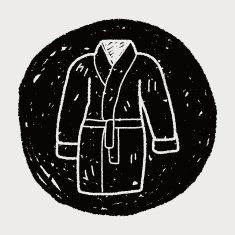 bathrobe doodle N6