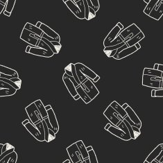 bathrobe doodle seamless pattern background N2
