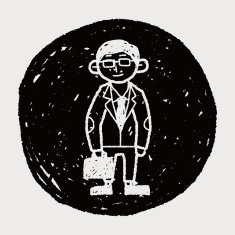 businessman doodle N12