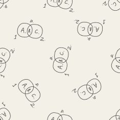 bussiness chart doodle drawing seamless pattern background