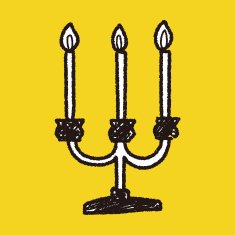 candle doodle N21