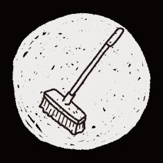 clean brush doodle N29