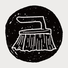 clean brush doodle N35