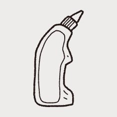 cleaner bottle doodle N17
