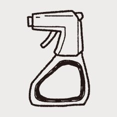 cleaner bottle doodle N18