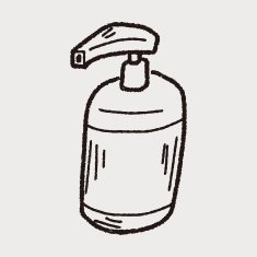 cleaner bottle doodle N19
