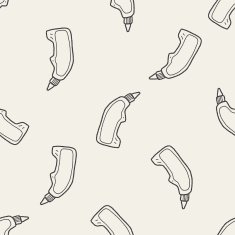 cleaner bottle doodle seamless pattern background N4