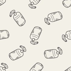 cleaner bottle doodle seamless pattern background N7