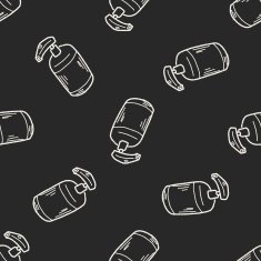 cleaner bottle doodle seamless pattern background N15