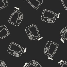 cleaner bottle doodle seamless pattern background N16