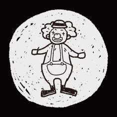 Clown doodle N12