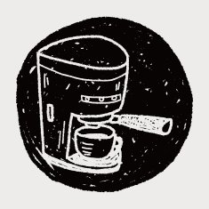 coffee maker doodle N17