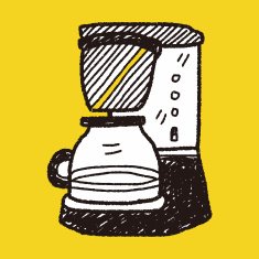 coffee maker doodle N19