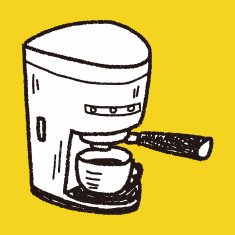 coffee maker doodle N20