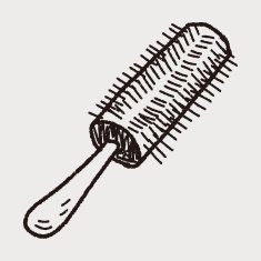 comb doodle N14
