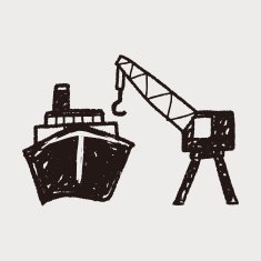 Crane doodle N15