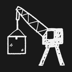 Crane doodle N16