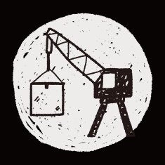 Crane doodle N18