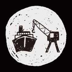 Crane doodle N19