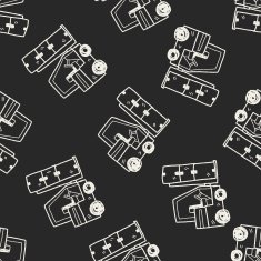 delivery doodle seamless pattern background N5