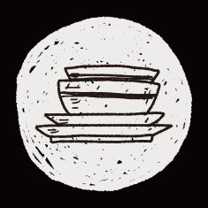 dishes doodle N6