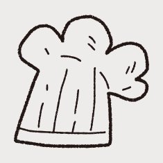 Doodle Chef Hat N6