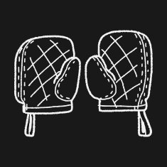 Doodle kitchen Gloves N7