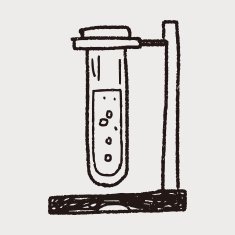 Doodle Test tube N16