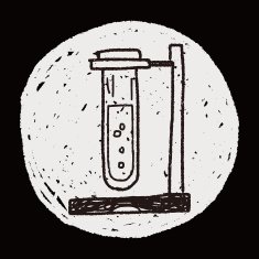 Doodle Test tube N25