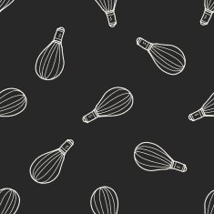 Doodle Whisk seamless pattern background N2