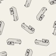 dvd player doodle seamless pattern background