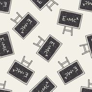 e mc2 doodle seamless pattern background N2